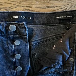 Denim forum black the YOKO high rise slim